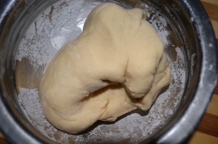 knead a soft dough