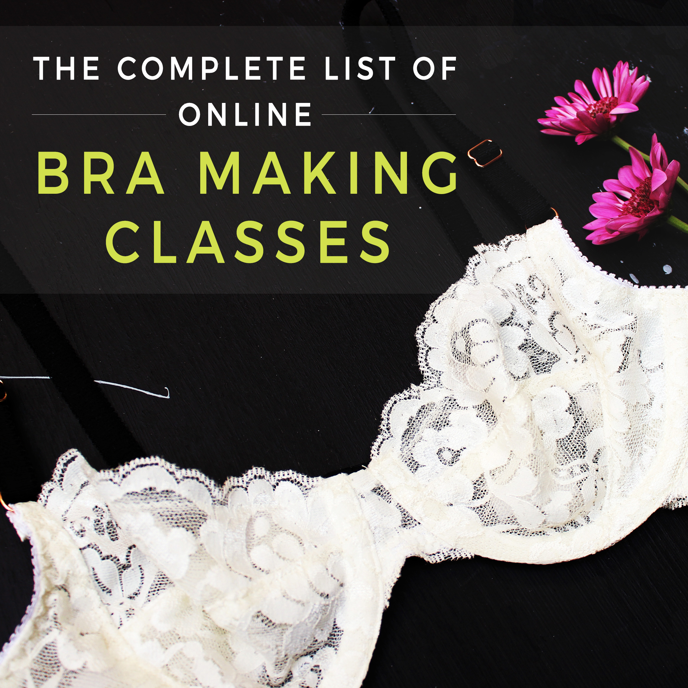 The Complete Guide to Bra Making The Complete List of Online Bra Making Classes