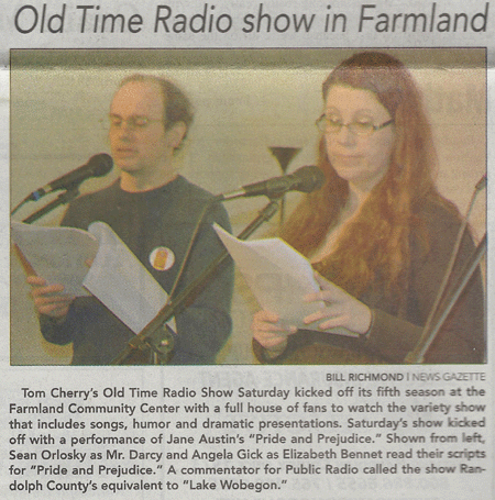 Old Time Radio Show in Farmland