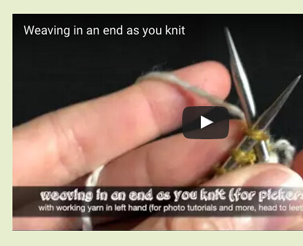 screenshot of weaving in end tutorial