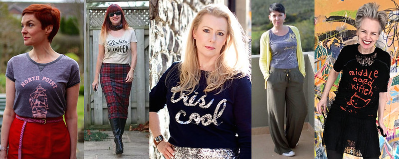 Fashion bloggers in graphic tees #iwillwearwhatilike