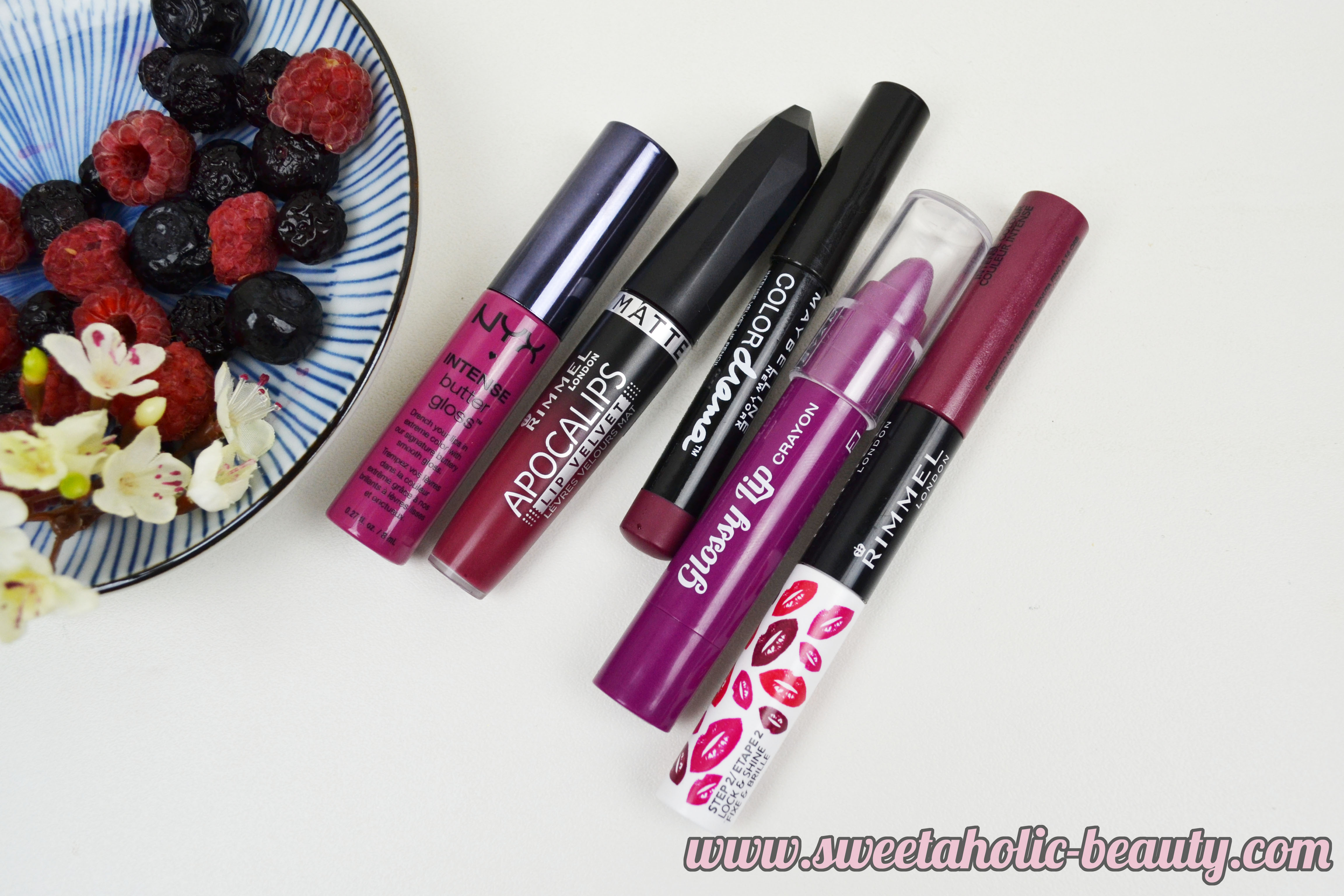 Five Must-Have Berry Shades - Sweetaholic Beauty