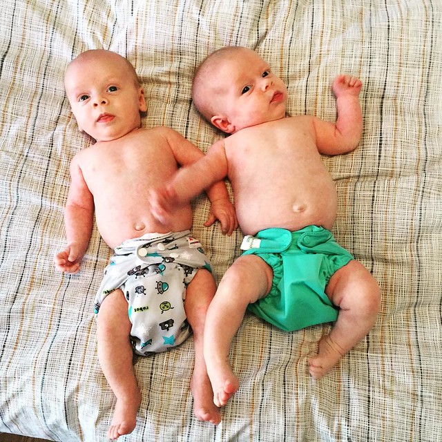 Tiny babies, big ole diapers!