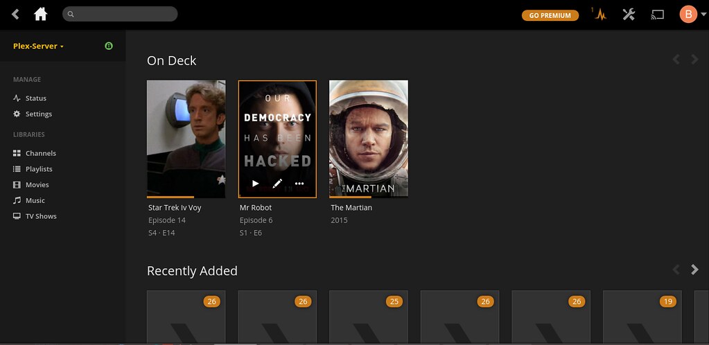 hide extra movies in plex