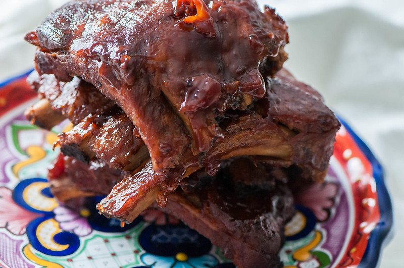 Slow Cooker Cherry BBQ Ribs 7