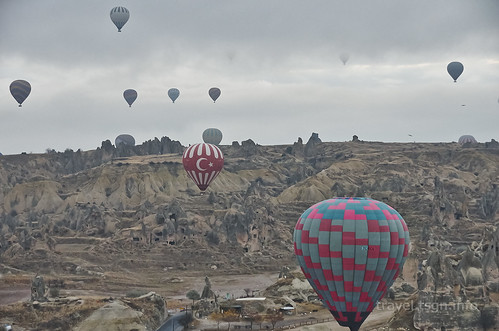 【写真】2015 東欧周遊 : 熱気球（高台より）/2015-12-01/PICT6288