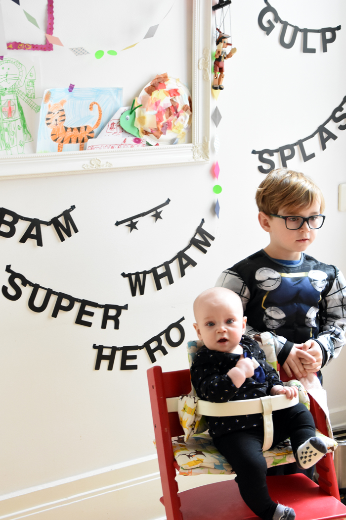 Superhero party {incl free party printables}