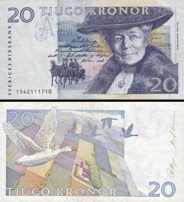 20 Korún Švédsko 1991, P61a UNC