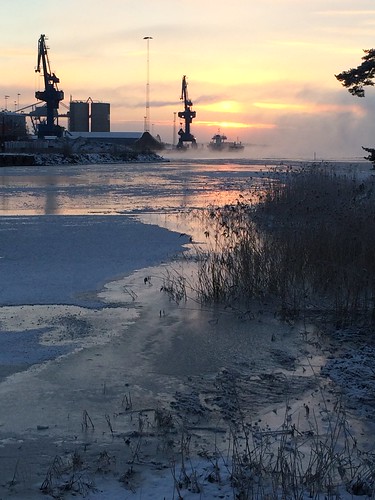 winter vinter harbour hamn oxelösund