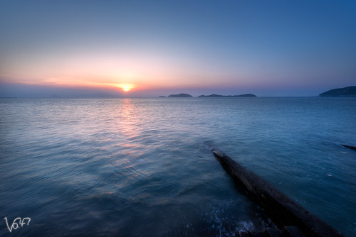china sunset sea water landscape d750 zhejiang zhoushan