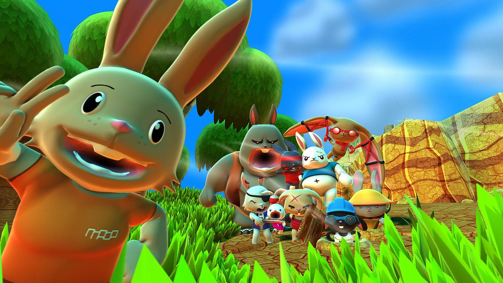 Blast 'Em Bunnies on PS4, PS Vita