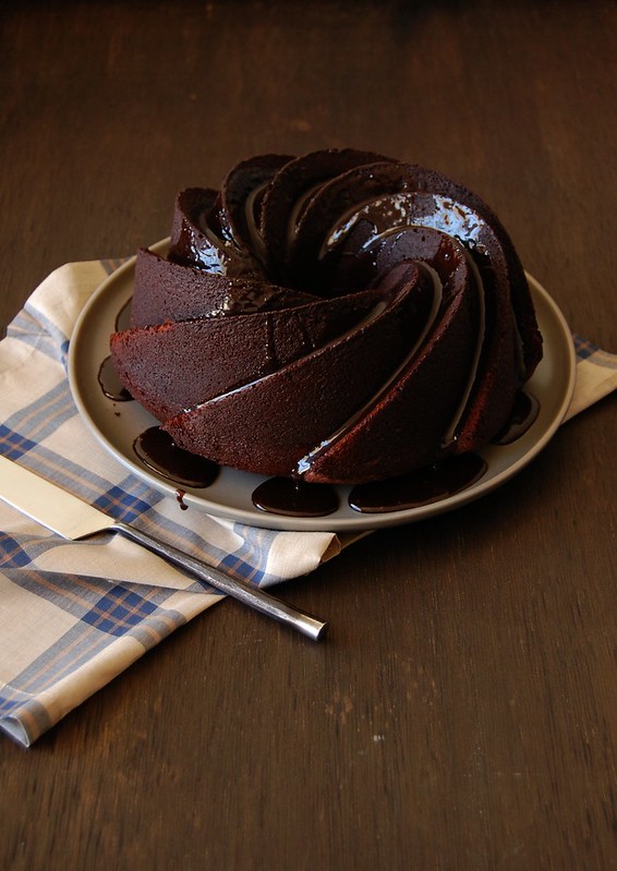Red wine chocolate cake / Bolo de chocolate e vinho tinto