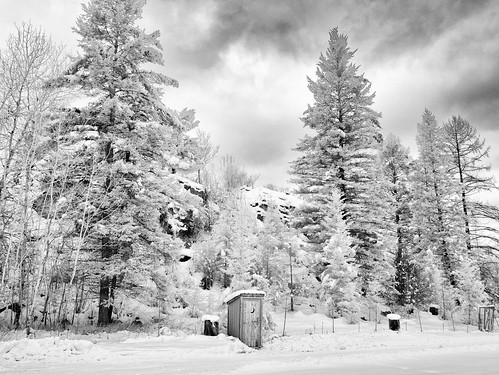 winter bw monochrome landscape ir montana infrared kalispell supercolorir