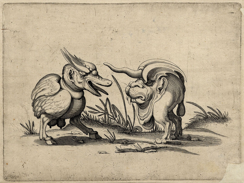Arent van Bolten - Grotesque Creatures 19, 1604-1616