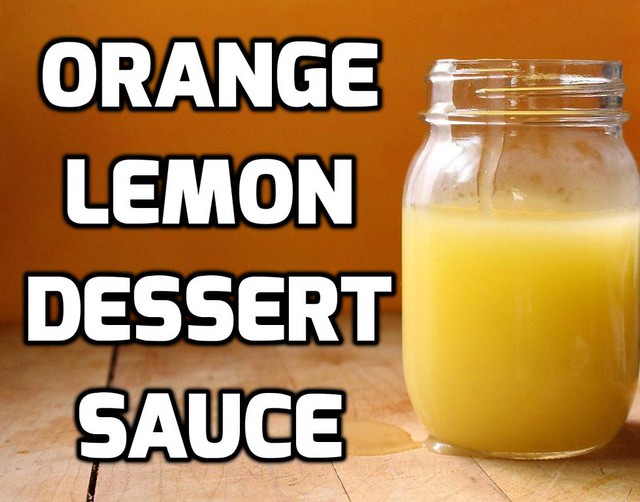 Orange Lemon Dessert Sauce