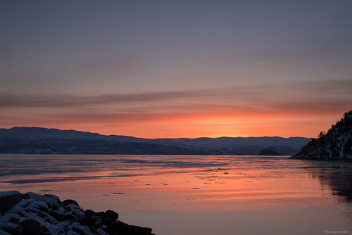 sunset norway alta finnmark solnedgang altafjord