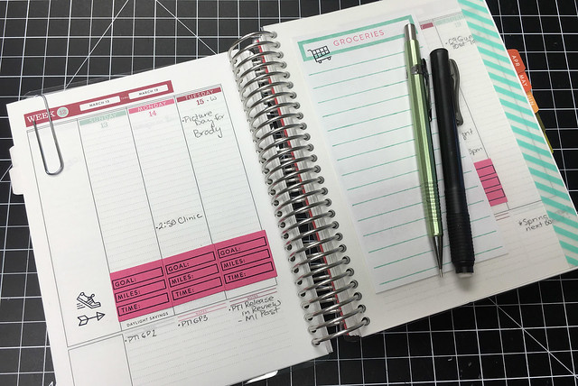 Moments Inked Planner System March 2016