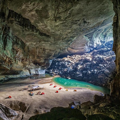 Follow @travlink for the most incredible travel & nature photos! @travlink Camping inside the world’s 3rd largest cave in Vietnam | Photography by @escapingabroad by #Nature4Picture Download more at : http://bit.ly/1ly5nFE