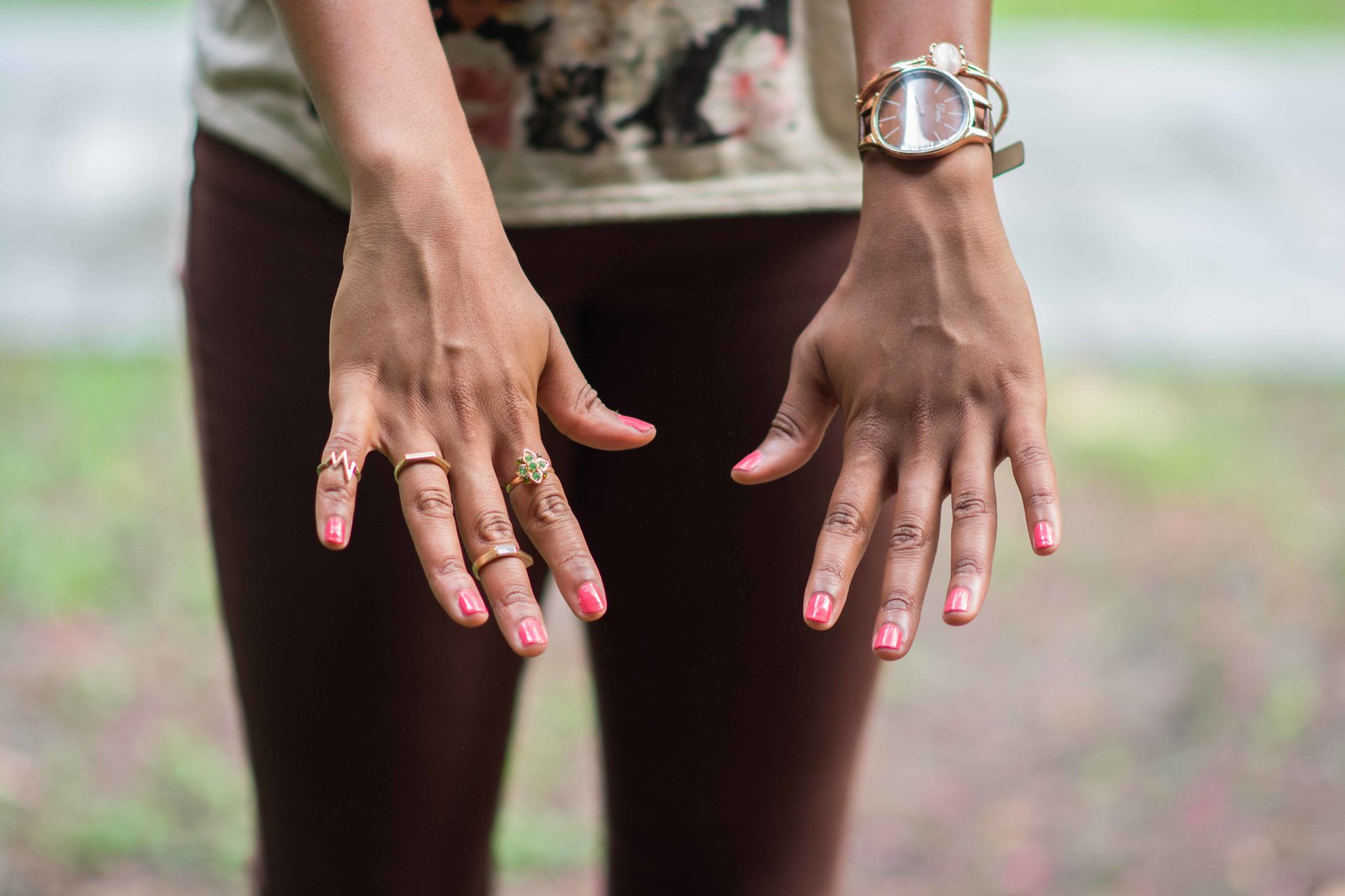 how to stack midi rings arm party