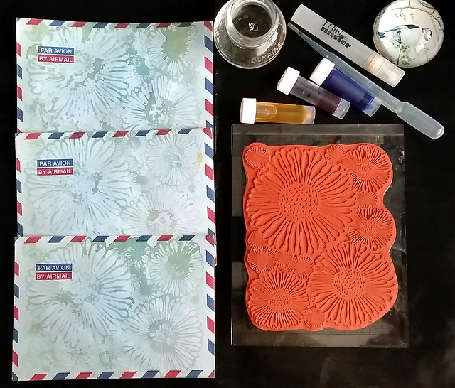 Mail art watercolor envelopes