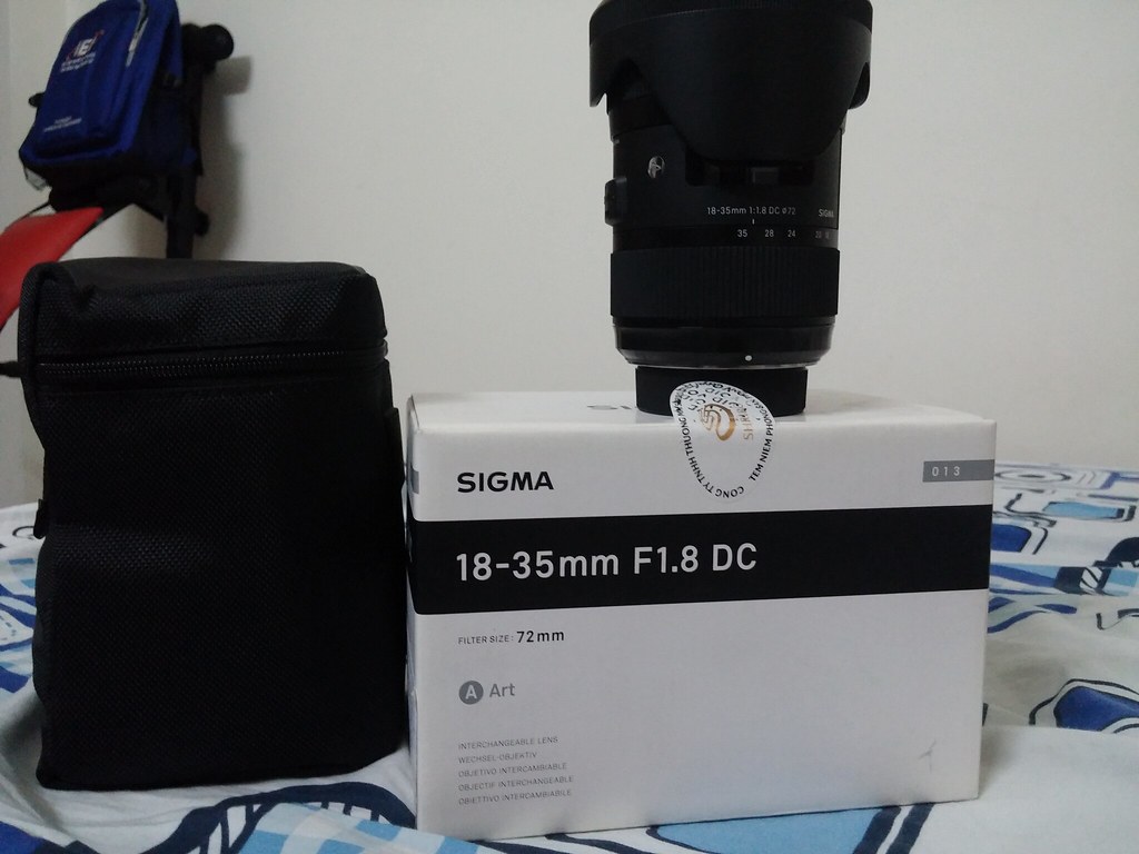Nikon D5500 VIC, Sigma 18-35 f1.8 Art  Shiro và  Sigma USB Dock for Nikon