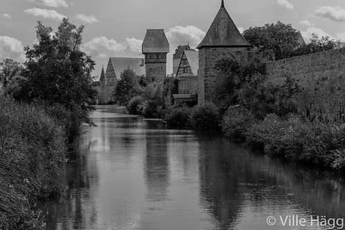 tower river germany de bayern oldtown townwall dinkelsbühl