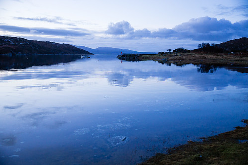 blue dawn scotland calm westerross applecross toscaig lochtoscaig