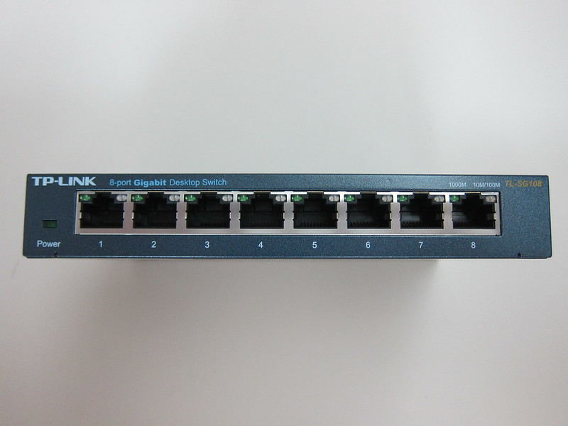 TP-Link 8-Port Gigabit Desktop Switch (TL-SG108) - Ports