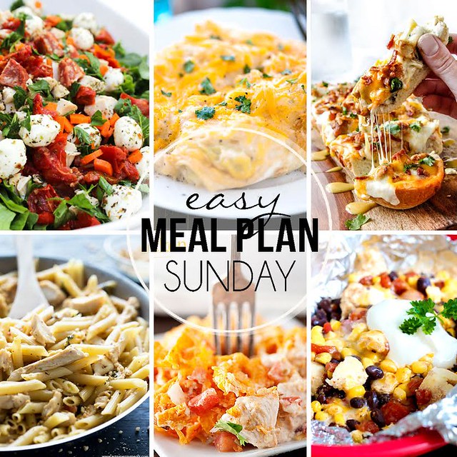 Week 32. Collaborative weekly meal planning collage.