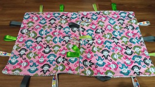 Needed a quick gift for twin girls when I only had one blanket,  not the two I thought I had. I hope the mom will love them.