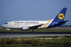 Ukraine International B737-5Y0 UR-GAK BCN 12/07/2003