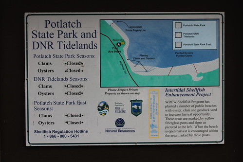 sign outdoor potlatchstatepark