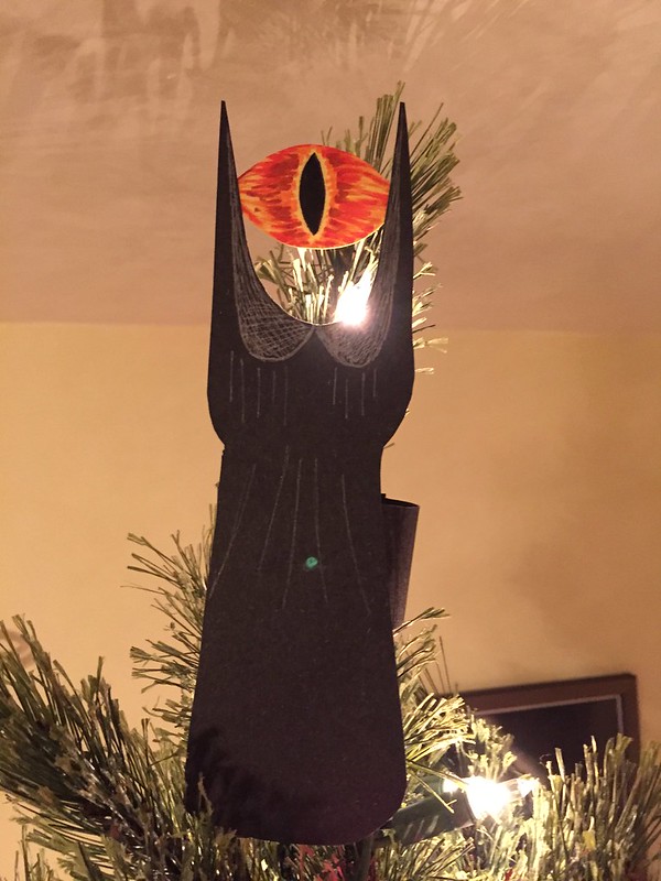 Eye of Sauron tree topper