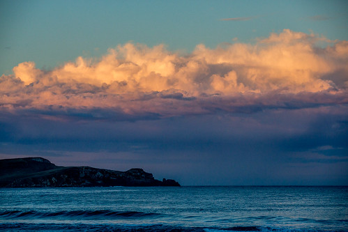 ocean sunset sea newzealand water clouds canon coast pacificocean coastline catlins saltwater jacksbay canoneos5dmarkiii jacksbayretreat