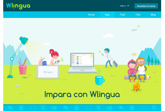 wlingua app per imparare le lingue