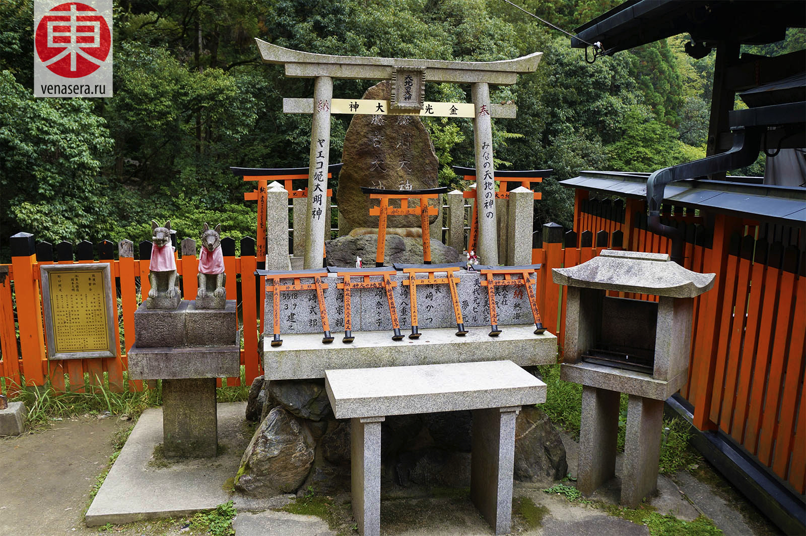 Фусими Инари в Киото, 伏見稲荷, Киото, Kyoto, 京都, Япония, Japan, 日本.