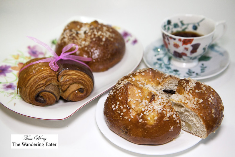 Pain au Chocolat des Amoureux & Candied Ginger & Dark Chocolate Viennois (Bread of the Month - Feb 2016)