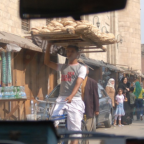 Cairo, Egypt - bread transport