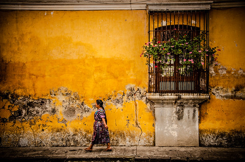 street travel people woman plants art broken window yellow wall america mexico photography nikon flickr maya guatemala belize central culture antigua tradition amerika vrouw muur reizen midden ooijen