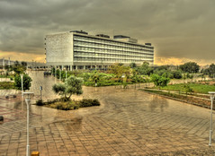 A rainy day at the Lebanese University