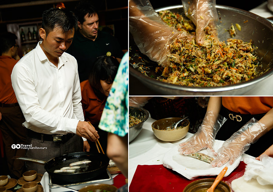 Halong Bay Vietnam 2D1N Trip cooking demonstration