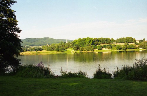 parco lago francia giardino autun borgogna