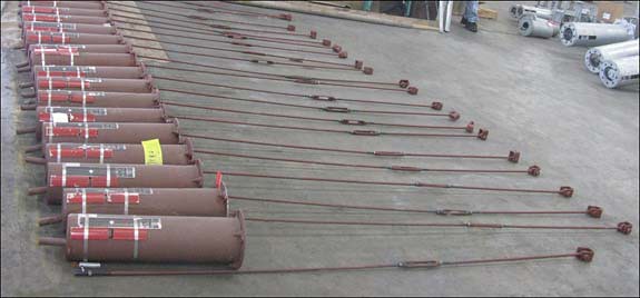 300 Variable Spring Supports Designed for a Furnace Application at a Methanol Processing Facility