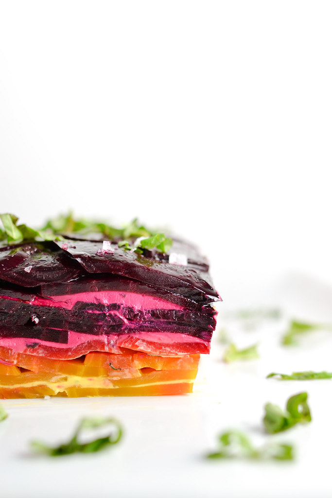 Rainbow Beet Terrine with Goat Cheese - Things I Made Today