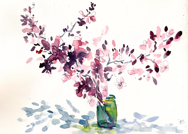 Sketchbook #94: Blooming Trees