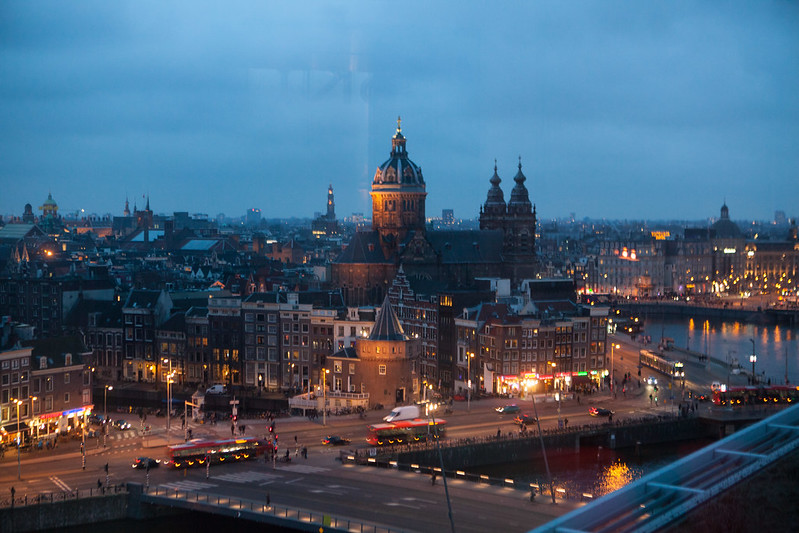 View of Central Amsterdam (looking south)
