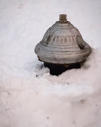 I tried to take a walk yesterday but there was still #snow everywhere. This #firehydrant in front of my place is usually my #meterstick when it comes to the #snowfall. He's buried deep as you can see. Not looking forward to walking out to catch the bus