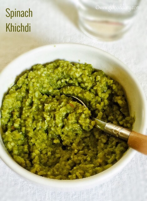 Spinach Khichdi Recipe for Babies, Toddlers and Kids 1