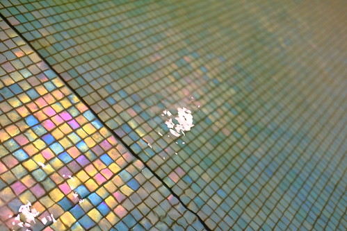 rainbow tiles reflection