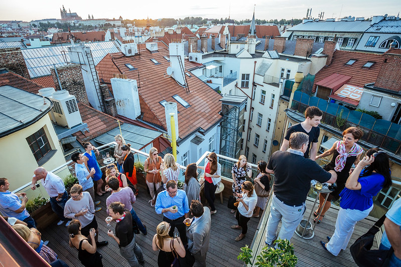 Rooftop Party On The Terrace